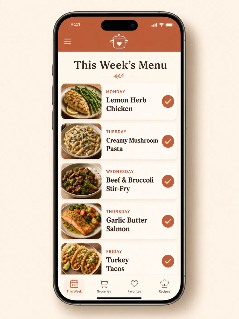Browse This Week's Menu